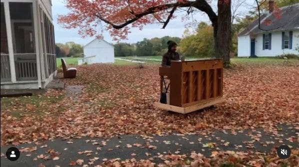 Public piano in Hampshire County, Massachusetts, United States