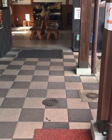 Photo of Konoha Station at Konoha, 部田見木葉線, 大字上木葉, Gyokuto, Tamana County, Kumamoto Prefecture, Japan. A girl was playing the theme song \