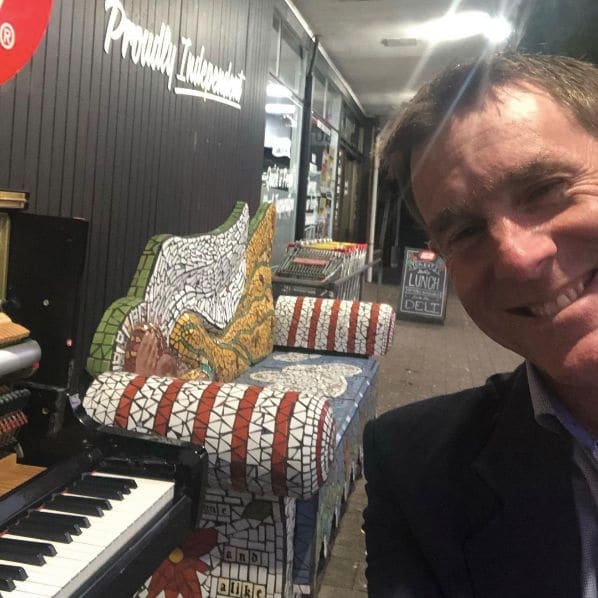 Public piano in Adelaide, South Australia, Australia