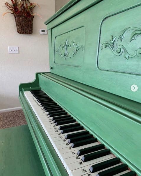 Photo of Erie, Colorado at Erie Parkway, Erie, Weld County, Colorado, 80516, United States. Hello, green piano! 💚 What else would I post on St. Patrick’s Day? 🍀 This…