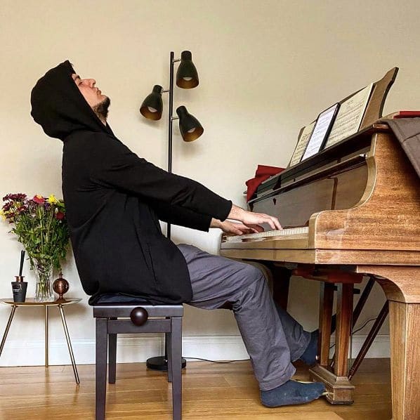 Public piano in London, England, United Kingdom