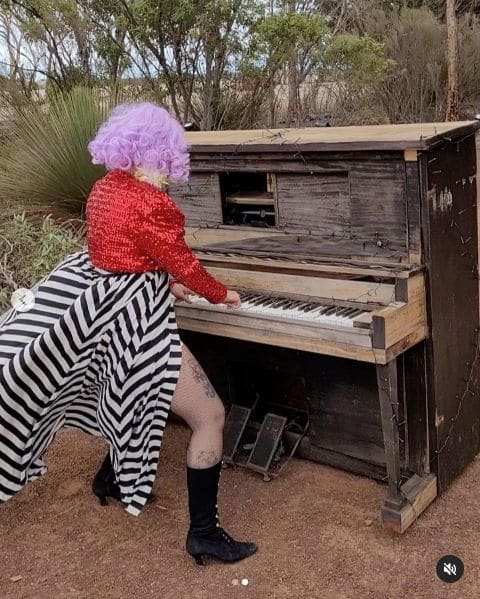 Public piano in Kangaroo Island Council, South Australia, Australia