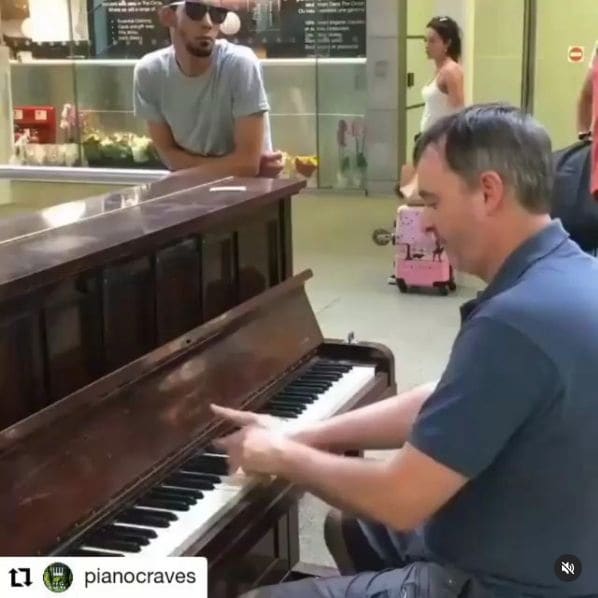 Public piano in Rome, Lazio, Italy
