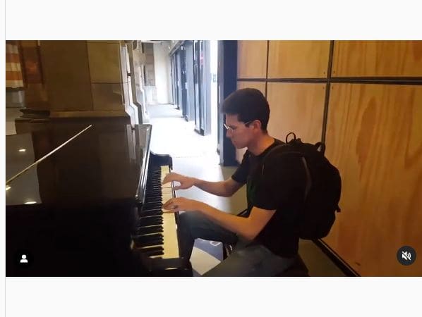 Public piano in Utrecht, Utrecht, Netherlands