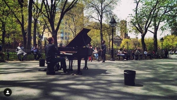 Photo of Washington Square Park at Washington Square Fountain, Washington Square South, Washington Square Village, Manhattan Community Board 2, Manhattan, New York County, New…