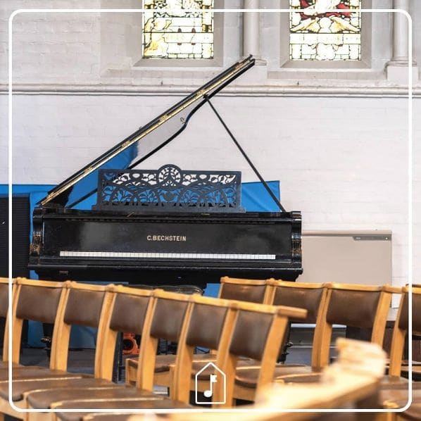 Public piano in London, England, United Kingdom