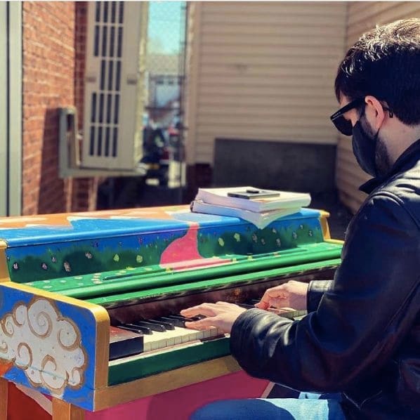 Public piano in Rockingham County, New Hampshire, United States