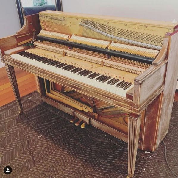 Public piano in Morris County, New Jersey, United States