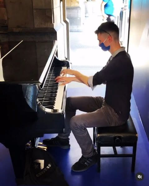 Public piano in Amsterdam, North Holland, Netherlands