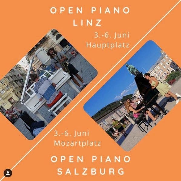 Photo of Open Piano for Refugees at 65, Nussdorfer Straße, Thurygrund, KG Alsergrund, Alsergrund, Vienna, 1090, Austria. Open Piano hoch zwei 🎹☺️ Wir sind ab morgen, 3. Juni für…