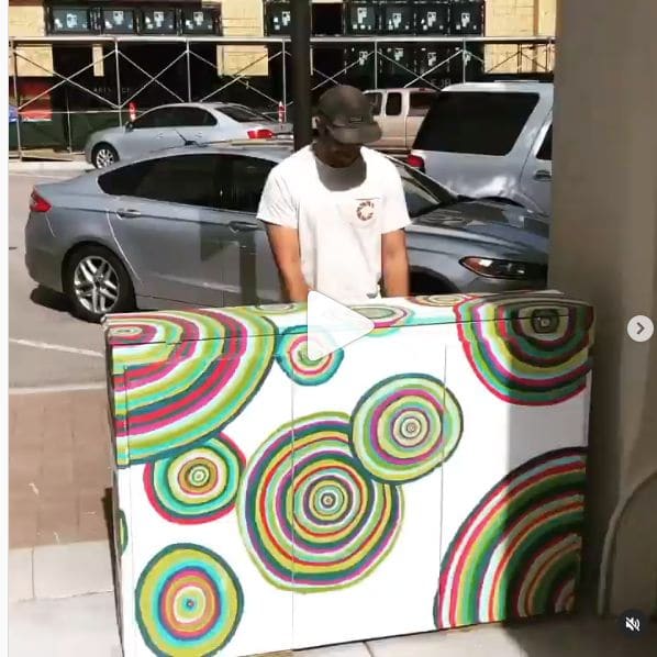 Public piano in Eagle County, Colorado, United States