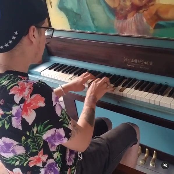 Public piano in Buffalo, New York, United States