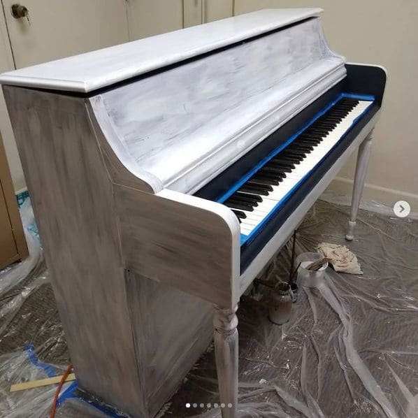 Photo of Reidsville, North Carolina at KFC, West Harrison Street, Reidsville, Rockingham County, North Carolina, 27320, United States. Working on a painted piano project this…