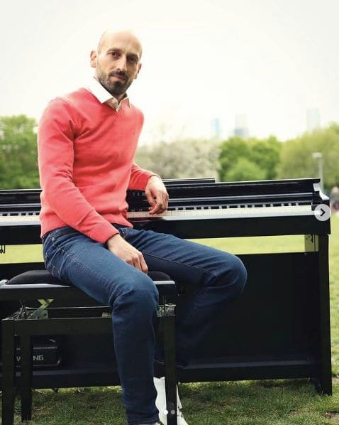 Public piano in London, England, United Kingdom
