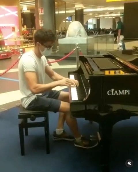 Public piano in Rome, Lazio, Italy