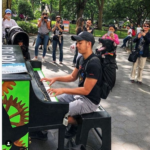 Photo of Madison Square Park at Madison Square, Madison Avenue, Manhattan Community Board 5, Manhattan, New York County, New York, 10010, United States. My black lab rescue, aka…
