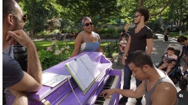 Photo of Madison Square Park at Madison Square, Madison Avenue, Manhattan Community Board 5, Manhattan, New York County, New York, 10010, United States. Thanks to music (and…