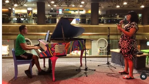 Photo of Port Authority Bus Terminal at Port Authority Bus Terminal, 625, 8th Avenue, Theater District, Manhattan, New York County, New York, 10036, United States. Serenading the…