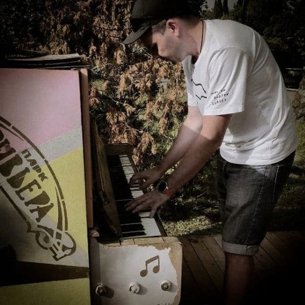 Public piano in Sochi, Krasnodar Krai, Russia