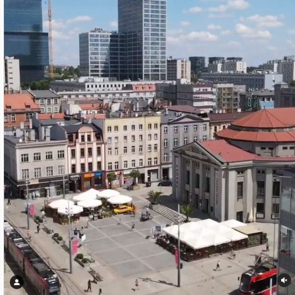 Public piano in Katowice, Silesian Voivodeship, Poland