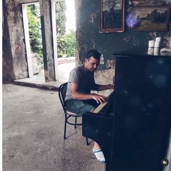 Public piano in Sochi, Krasnodar Krai, Russia