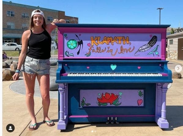 Photo of Klamath Falls, Oregon at EagleRidge High School, 677, South 7th Street, Klamath Falls, Klamath County, Oregon, 97601, United States. Anna Keppen’s (@flyingbirdanna)…
