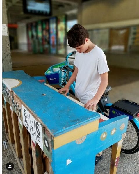 Public piano in Atlanta, Georgia, United States
