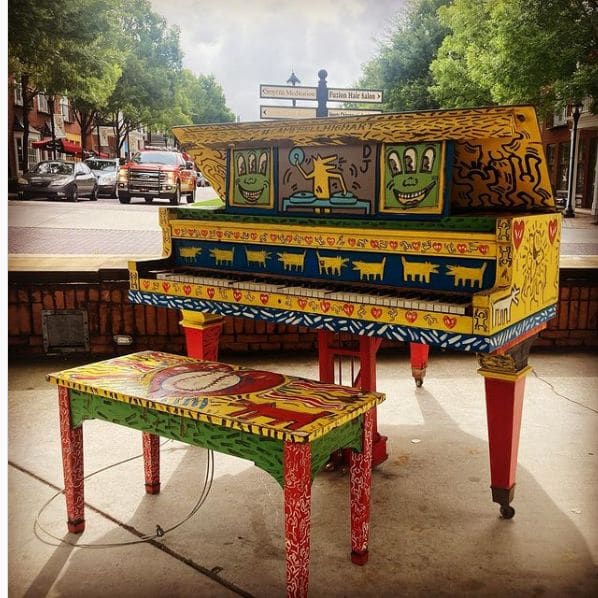 Public piano in Smyrna, Georgia, United States