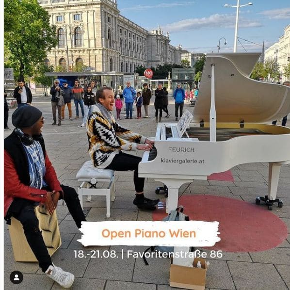 Photo of Favoritenstraße at 235A, Favoritenstraße, Per-Albin-Hansson-Siedlung Nord, Per-Albin-Hansson-Siedlung, Favoriten, Vienna, 1100, Austria. Die Piano-Tour geht in WIEN…