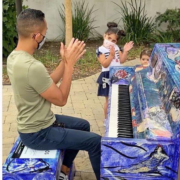 Public piano in Pico-Robertson, California, United States