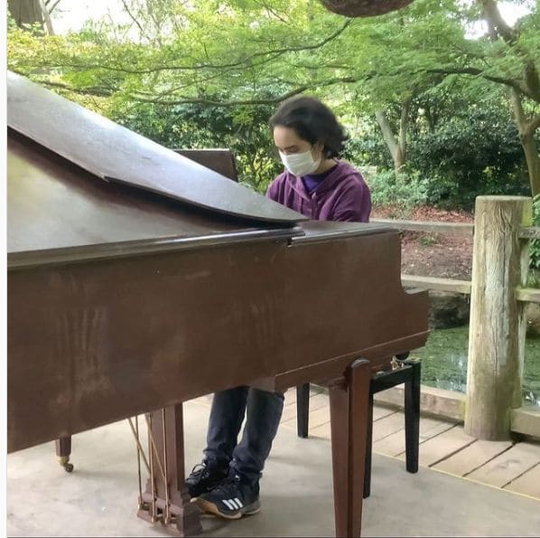 Public piano in Alameda County, California, United States
