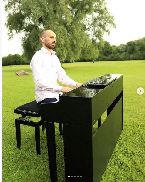 Public piano in London, England, United Kingdom