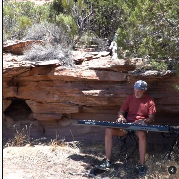 Public piano in Fruita, Colorado, United States