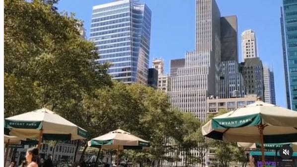 Photo of Bryant Park at Bryant Park, West 40th Street, Midtown South, Manhattan, New York County, New York, 10018, United States. Yuka Aikawa plays the piano @ Bryant Park.…