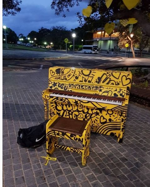 Public piano in Sydney, New South Wales, Australia