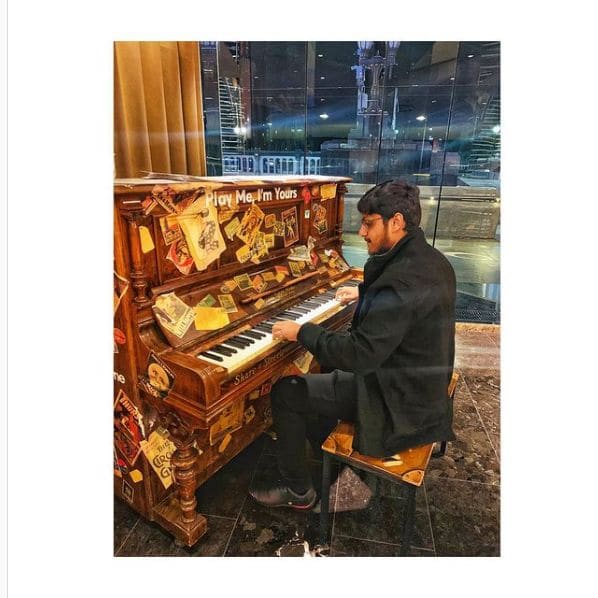 Public piano in Melbourne, Victoria, Australia
