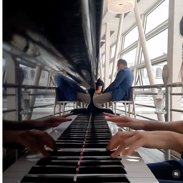 Public piano in Rome, Lazio, Italy