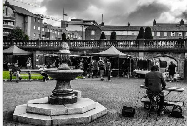 Public piano in Dublin, Ireland