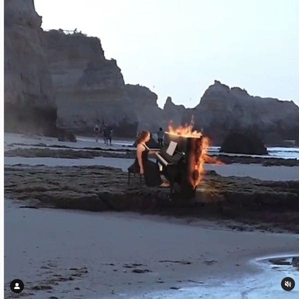 Photo of Praia do Vau at Os Costas, Estrada do Vau, Portimão, Faro, 8500-820, Portugal. ▶️ Watch full video, link on the profile page. Polar night music video feat.…
