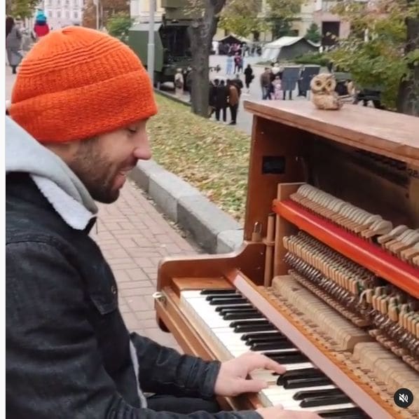 Public piano in Kyiv, Ukraine