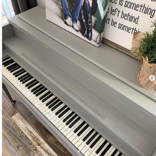 Public piano in Erie, Colorado, United States