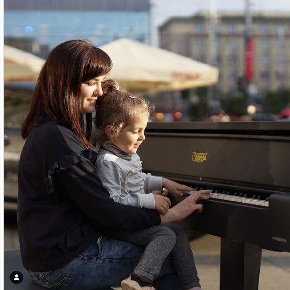 Public piano in Gliwice, Silesian Voivodeship, Poland