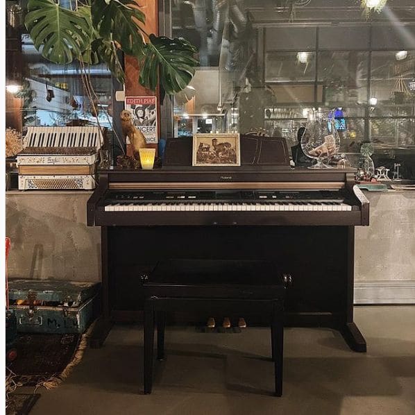 Public piano in Amersfoort, Utrecht, Netherlands