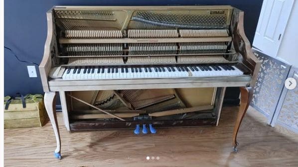 Public piano in Mercer County, New Jersey, United States