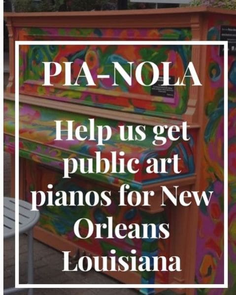 Public piano in New Orleans, Louisiana, United States