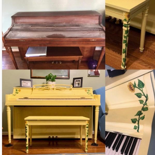 Public piano in Roanoke, Virginia, United States