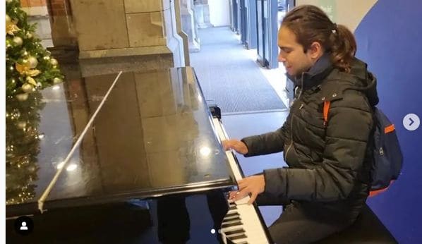 Public piano in Amsterdam, North Holland, Netherlands