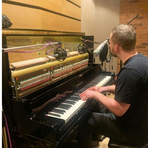 Public piano in London, England, United Kingdom