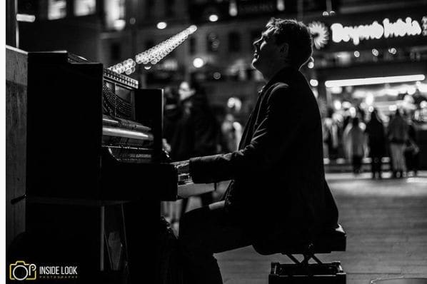 Public piano in Adelaide, South Australia, Australia
