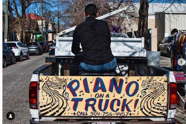 Public piano in New Orleans, Louisiana, United States